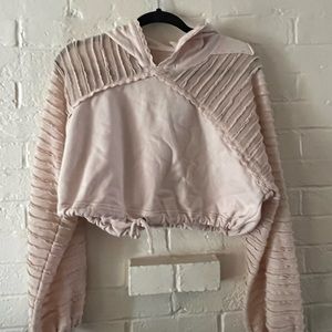 Free people crop sweatshirt